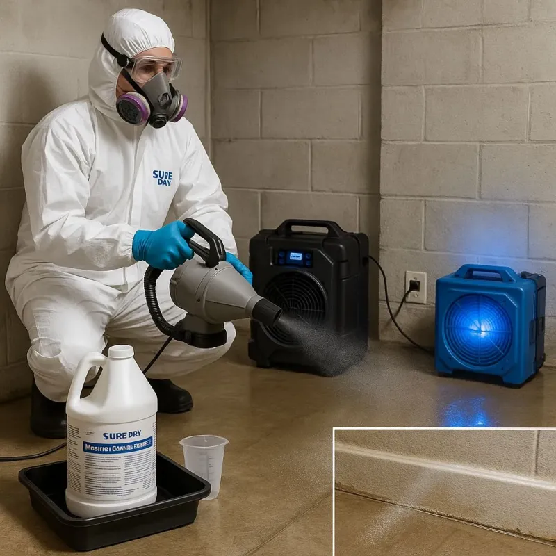 Sanitization and Odor Removal process in Fifth Street, TX